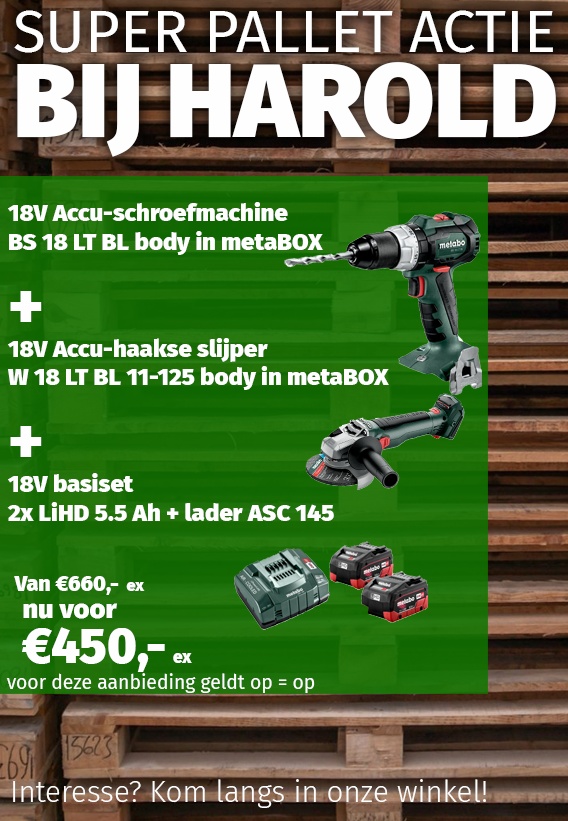 Metabo set zonder accu