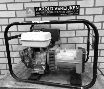 Stroomaggregaat benzine 4 kVA