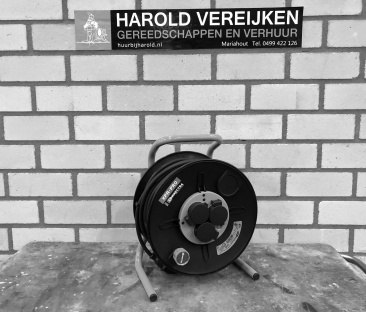 Kabelhaspel 230 V. haspel 3X2.5 mm² 40 meter