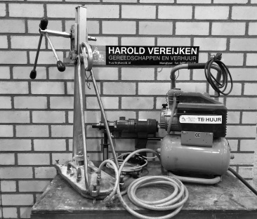 Diamantboorstatief met vacuumpomp max. 150 mm