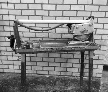 Tegelzaagtafel 250 bovengeleiding