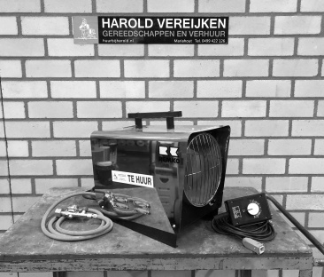 Verhuur mogelijk met thermostaat zoals afgebeeld