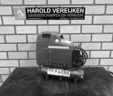 Compressor 8 bar t/m 6 liter olieloos 230 v