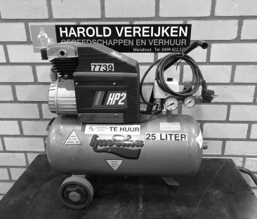 Compressor 8 bar t/m 25 liter 230 v