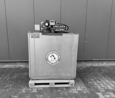 Dieseltank met pomp (230v)
